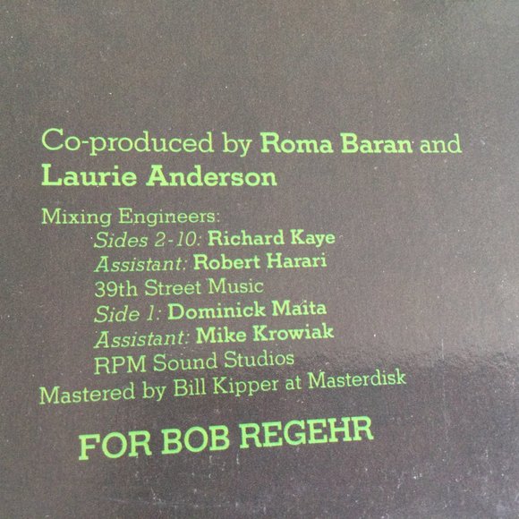 Laurie Anderson Live 1984 5 LP Box Set Electronic Experimental Synthesizer - Picture 6 of 15